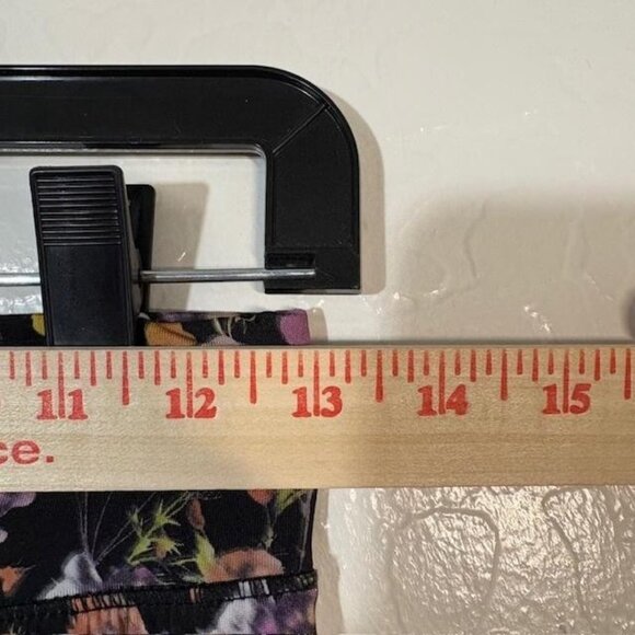 rag & bone Leggings Womens Small Black Floral Print Stretch Pull On Skinny - Picture 6 of 7